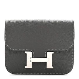 Epsom Constance Slim Wallet Ardoise