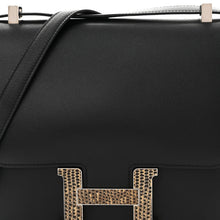 Load image into Gallery viewer, Madame Calfskin Lizard Constance 24 Black Ombre