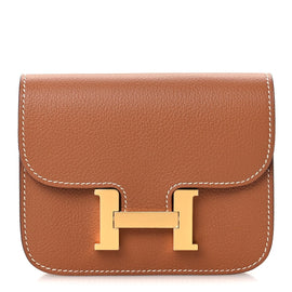 Evercolor Bi-Color Constance Slim Wallet Gold Lime
