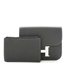 Epsom Constance Slim Wallet Ardoise