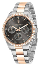 Load image into Gallery viewer, Maserati Competizione Analog Black Dial Two Tone Stainless Steel Strap Watch For Men - R8853100020