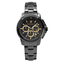 Load image into Gallery viewer, Maserati Successo Chronograph Gray Dial Gray Steel Strap Watch For Men - R8873621007