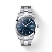 Load image into Gallery viewer, Tissot Gentlemen Powermatic 80 Silicium Blue Dial Silver Steel Strap Watch For Men - T127.407.11.041.00