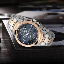 Load image into Gallery viewer, Maserati Ingegno Chronograph Blue Dial Two Tone Steel Strap Watch for Men - R8873619002