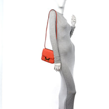 Load image into Gallery viewer, Matte Alligator Constance 18 Rouge Indien