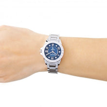 Load image into Gallery viewer, Bulova Marine Star Blue Dial Silver Steel Strap Watch for Women - 96R215