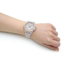 Load image into Gallery viewer, Bulova Octova Crystal Silver Dial Two Tone Steel Strap Watch for Men - 98C133