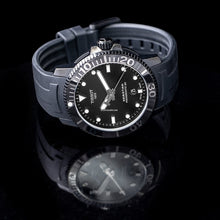 Load image into Gallery viewer, Tissot Seastar 1000 Powermatic 80 Black Dial Black Rubber Strap Watch For Men - T120.407.37.051.00