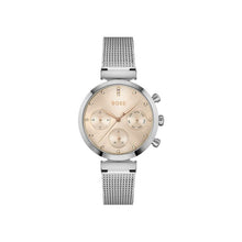 Load image into Gallery viewer, Hugo Boss Flawless Pink Dial Silver Mesh Bracelet Watch for Women - 1502625