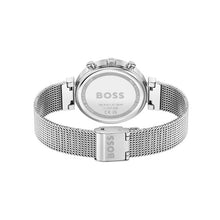 Load image into Gallery viewer, Hugo Boss Flawless Pink Dial Silver Mesh Bracelet Watch for Women - 1502625