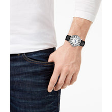 Load image into Gallery viewer, Tissot Carson Premium Silver Dial Black Leather Strap Watch For Men - T122.410.16.033.00