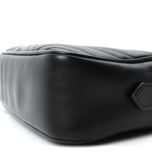 Load image into Gallery viewer, Calfskin Matelasse Small GG Marmont Chain Shoulder Bag Black