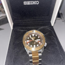 Load image into Gallery viewer, Seiko 5 Sports Automatic Brown Dial Two Tone Steel Strap Watch For Men - SRPK24