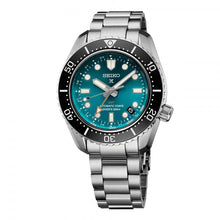 Load image into Gallery viewer, Seiko Prospex Diver Automatic Turquoise Dial Silver Steel Strap Watch for Men - SPB475J1