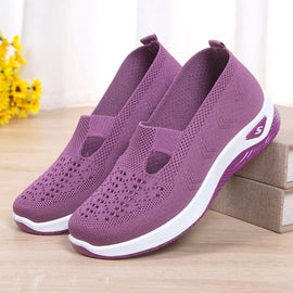 Women's Shoes with Non-Slip Soft Sole, Wide and Comfortable Walking Shoes, Canvas Shoes
