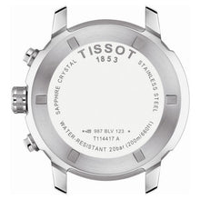 Load image into Gallery viewer, Tissot PRC 200 Chronograph Black Dial Silver Steel Strap Watch For Men - T114.417.11.057.00