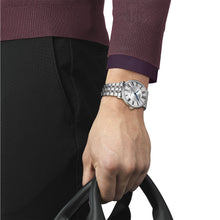 Load image into Gallery viewer, Tissot T Classic Carson Premium Powermatic 80 Silver Dial Silver Steel Strap Watch For Men - T122.407.11.033.00