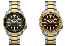 Load image into Gallery viewer, Seiko 5 Sports Automatic Brown Dial Two Tone Steel Strap Watch For Men - SRPK24