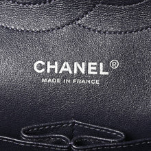 Load image into Gallery viewer, Lambskin Quilted Jumbo Double Flap Navy