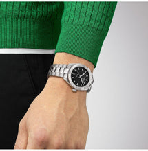 Load image into Gallery viewer, Tissot PR 100 Sport Quartz Black Dial Silver Steel Strap Watch For Men - T101.610.11.051.00