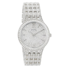 Load image into Gallery viewer, Bulova Crystal Collection Silver Dial Silver Steel Strap Watch for Women - 96L243
