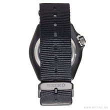 Load image into Gallery viewer, Seiko 5 Sports Automatic Black Dial Black NATO Strap Watch For Men - SRPD79K1