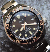 Load image into Gallery viewer, Seiko Prospex Sea Diver Automatic Brown Dial Silver Steel Strap Watch For Men - SPB240J1