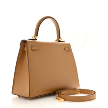 Load image into Gallery viewer, Madame Calfskin Verso Kelly Sellier 25 Biscuit White