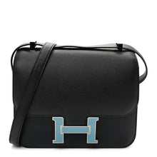 Load image into Gallery viewer, Epsom Enamel Constance 24 Black Bleu Saint Cyr