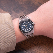 Load image into Gallery viewer, Seiko Prospex Automatic 1965 Dive 55th Anniversary Limited Edtion Blue Dial Silver Steel Strap Watch For Men - SPB149J1