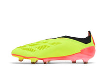 Load image into Gallery viewer, adidas Predator 24 Elite Laceless FG Team Solar Yellow Core Black Solar Red