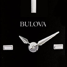 Load image into Gallery viewer, Bulova Classic Collection Black Dial Silver Steel Strap Watch for Women - 96L138