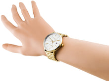 Load image into Gallery viewer, Tommy Hilfiger Jenna Quartz White Dial Gold Steel Strap Watch for Women - 1782069
