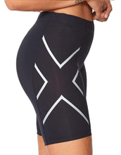 Load image into Gallery viewer, Women's 2XU Core Compression Shorts :Black | Silver
