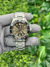 Load image into Gallery viewer, Seiko Prospex 55th Anniversary Edition Brown Dial Silver Steel Strap Watch For Men - SPB145J1