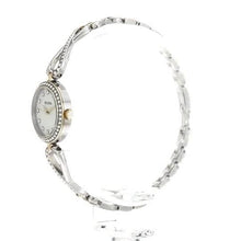 Load image into Gallery viewer, Bulova Analog Crystals Mother of Pearl Dial Silver Steel Strap Watch for Women - 98X109