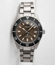 Load image into Gallery viewer, Seiko Prospex 55th Anniversary Edition Brown Dial Silver Steel Strap Watch For Men - SPB145J1