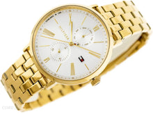 Load image into Gallery viewer, Tommy Hilfiger Jenna Quartz White Dial Gold Steel Strap Watch for Women - 1782069
