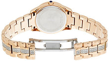 Load image into Gallery viewer, Bulova Crystal Mother of Pearl Dial Rose Gold Steel Strap Watch for Women - 98L197