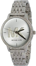 Load image into Gallery viewer, Michael Kors Melissa Quartz Silver Dial Silver Steel Strap Watch for Women - MK4370