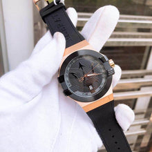 Load image into Gallery viewer, Maserati Potenza Black &amp; Rose Gold Dial Black Rubber Strap Watch For Men - R8851108002