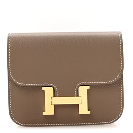 Evercolor Constance Slim Wallet Etoupe