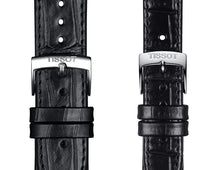 Load image into Gallery viewer, Tissot Carson Premium Silver Dial Black Leather Strap Watch For Men - T122.410.16.033.00