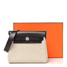 Load image into Gallery viewer, Military Toile Vache Hunter Herbag Zip Retourne 20 Ecru Beige Ebene Ecru Beige Ebene
