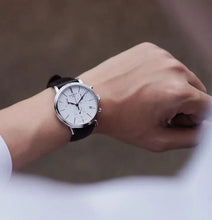Load image into Gallery viewer, Tissot Carson Premium Chronograph White Dial Brown Leather Strap Watch For Men - T122.417.16.011.00