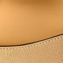 Load image into Gallery viewer, Metallic Chevre Chamkilight Constance Slim Wallet Dore