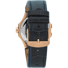 Load image into Gallery viewer, Maserati Potenza 42mm Rose Gold &amp; Blue Dial Blue Leather Strap Watch For Men - R8851108027