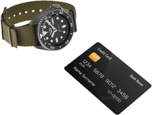 Load image into Gallery viewer, Seiko 5 Sport Automatic Black Dial Green Nylon Strap Watch For Men - SRPD65K4