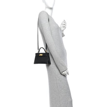 Load image into Gallery viewer, Epsom Mini Kelly Sellier 20 Black