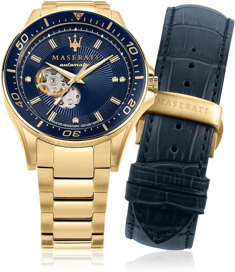 Maserati SFIDA Automatic Diamond Dial Limited Edition Watch For Men - R8823140004